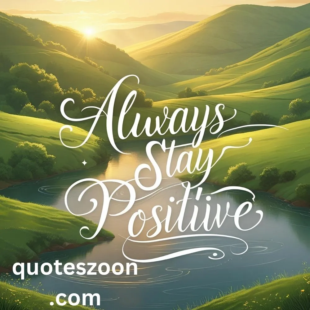 Always Stay Positive Quotes