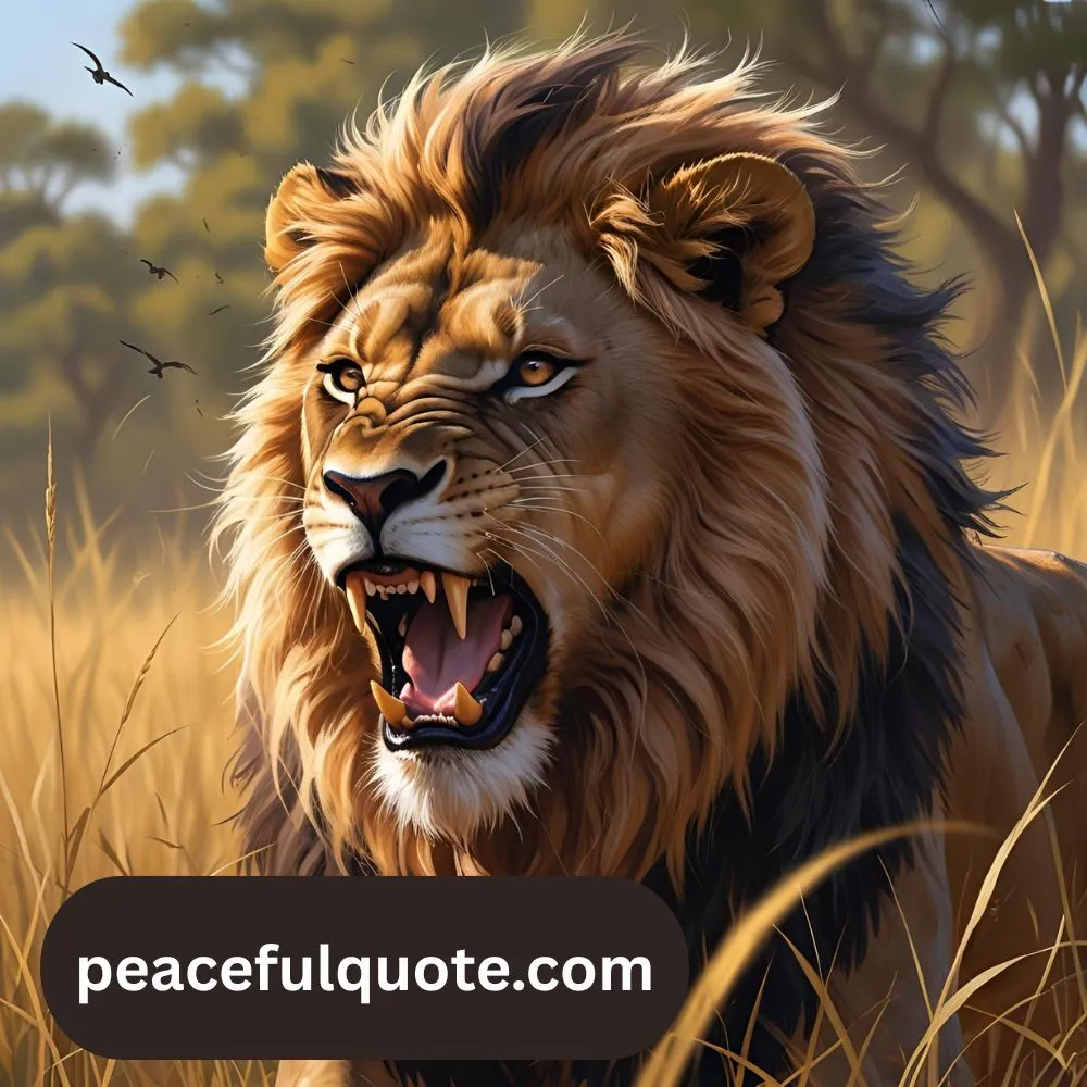 Attitude Powerful Lion Quotes