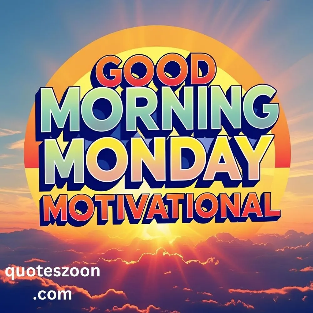Good Morning Monday Motivational Quotes for Work