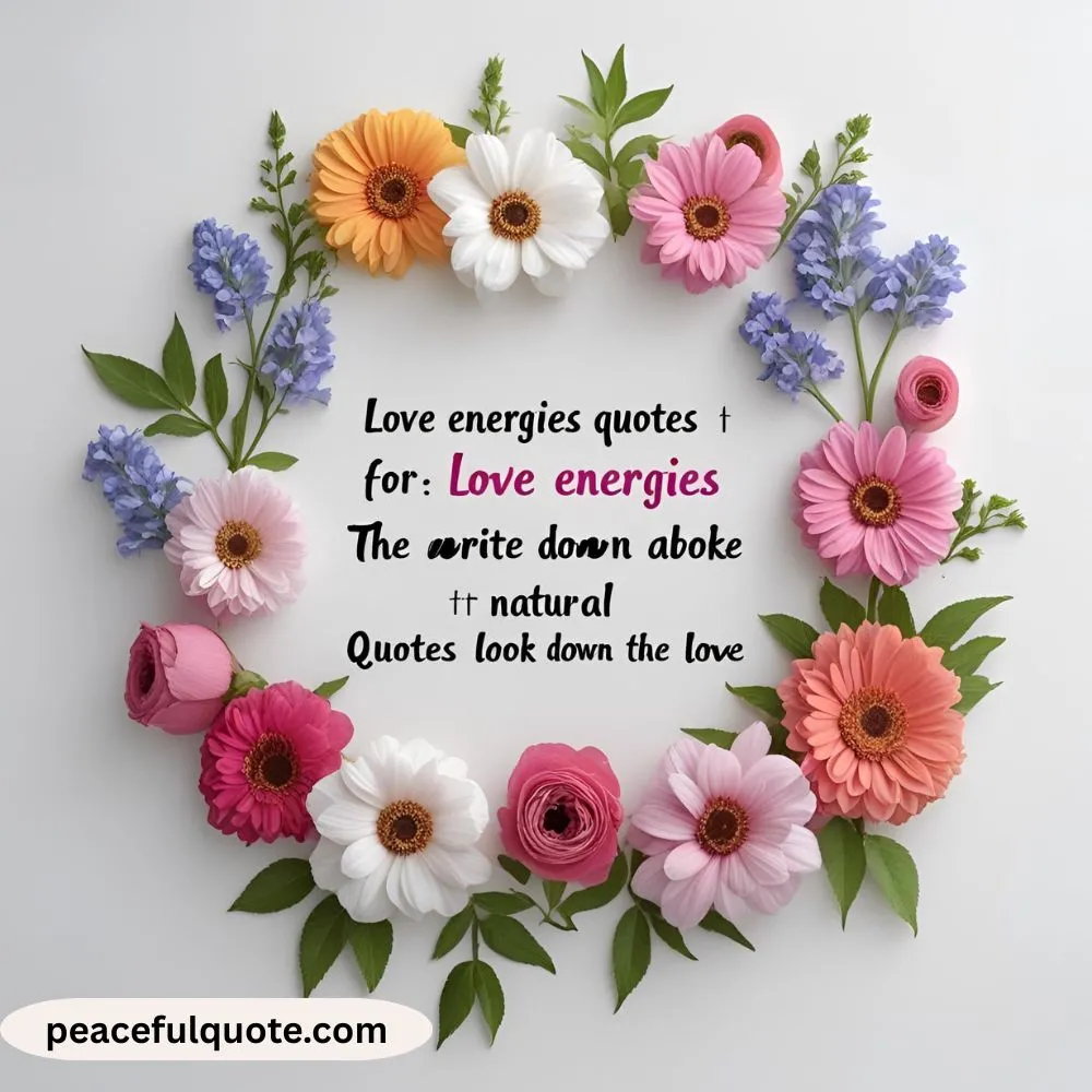 Love energies quotes