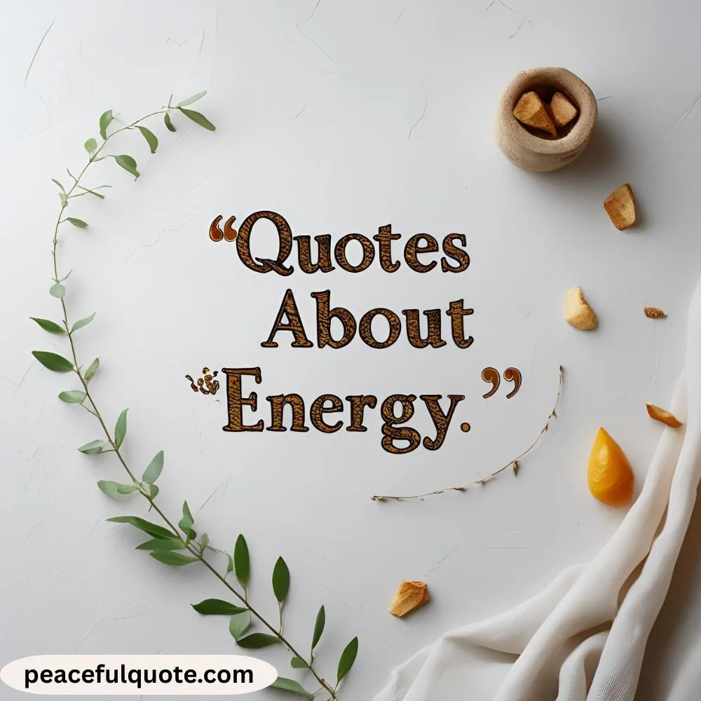  Quotes About Energy