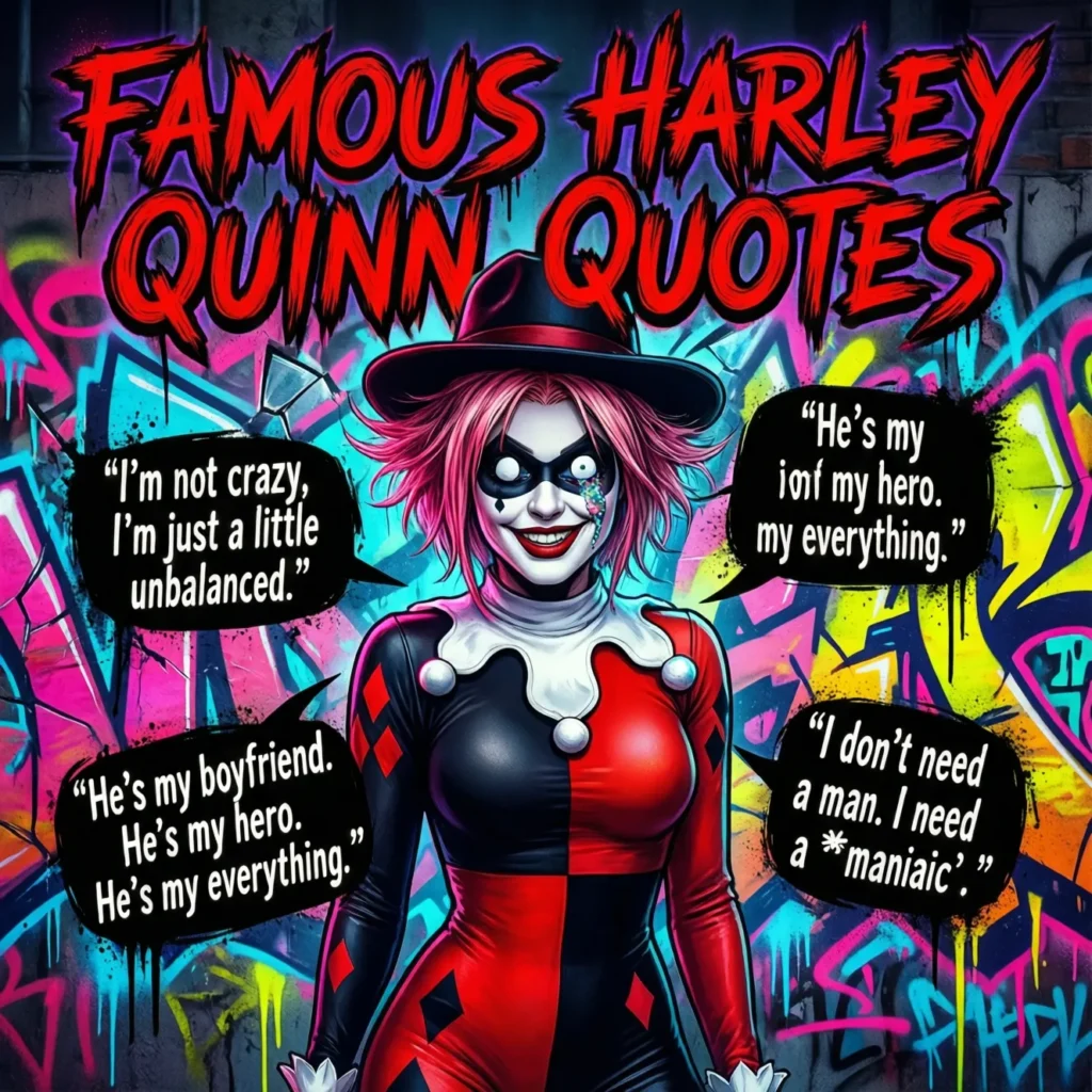 Famous Harley Quinn Quotes