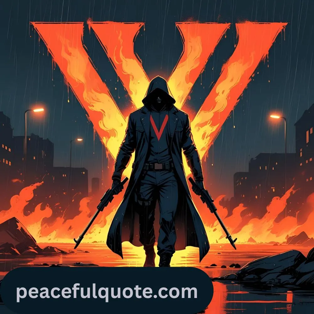Inspirational V for Vendetta Quotes