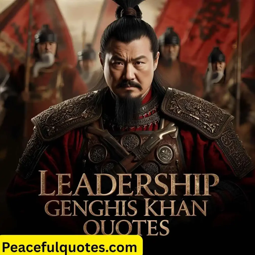 Leadership Genghis Khan Quotes