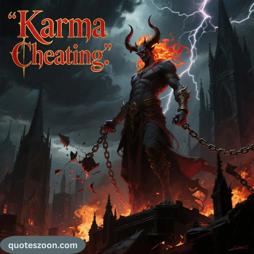 Savage Quotes for Karma Cheating Quotes