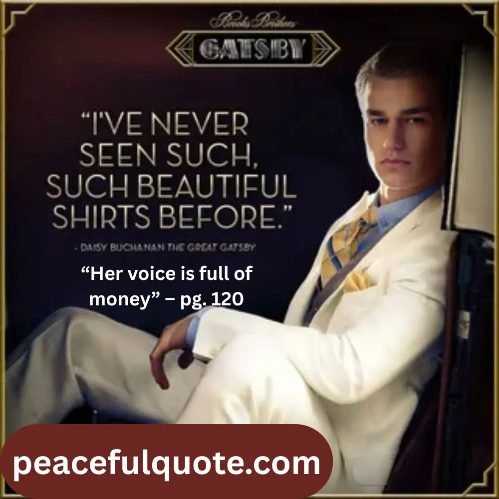 The Great Gatsby Quotes With Page Numbers