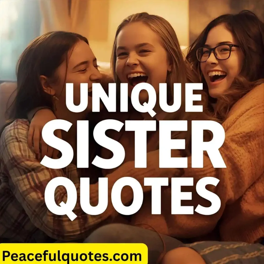 Unique Sister Quotes