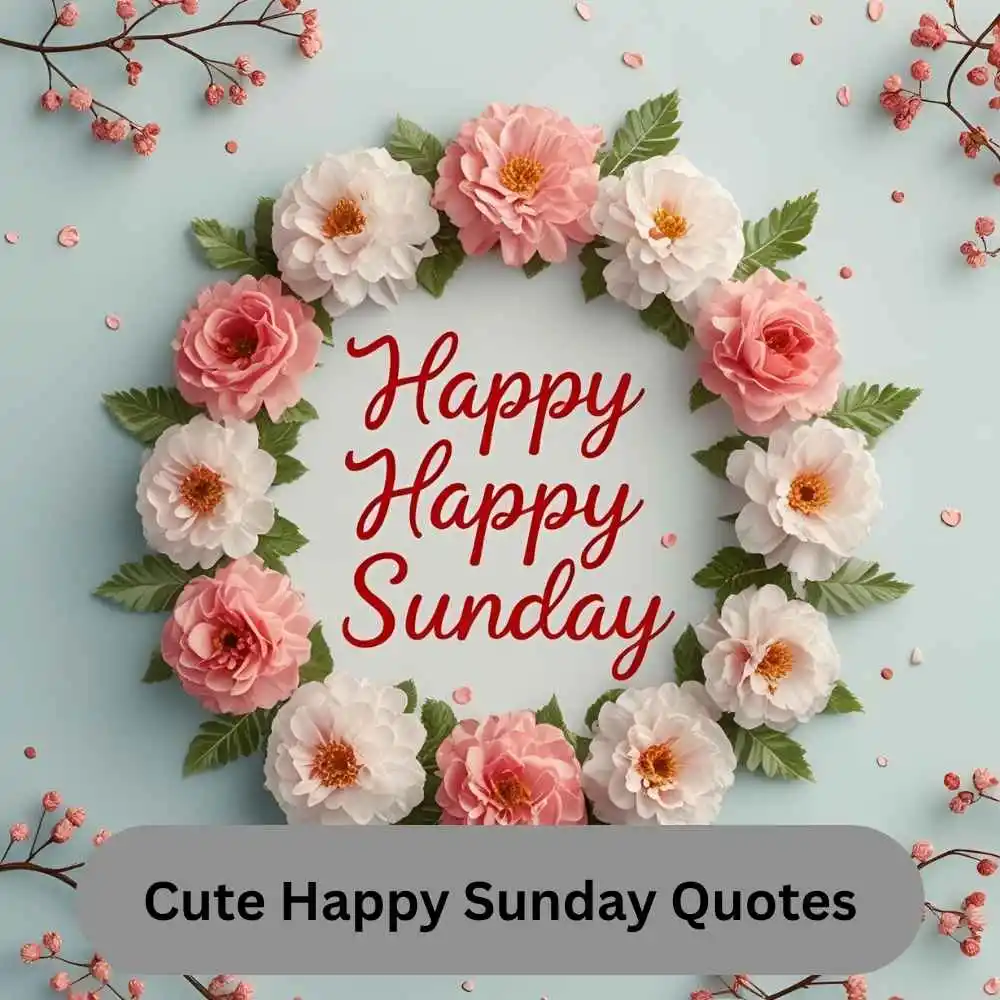 Cute Happy Sunday Quotes