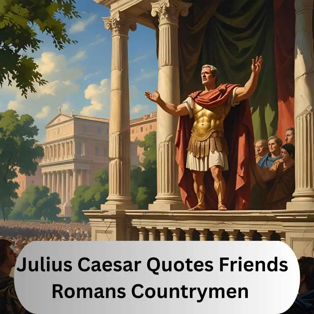  Julius Caesar Quotes Friends Romans Countrymen