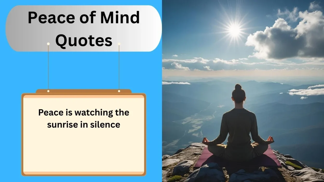 Peace of Mind Quotes