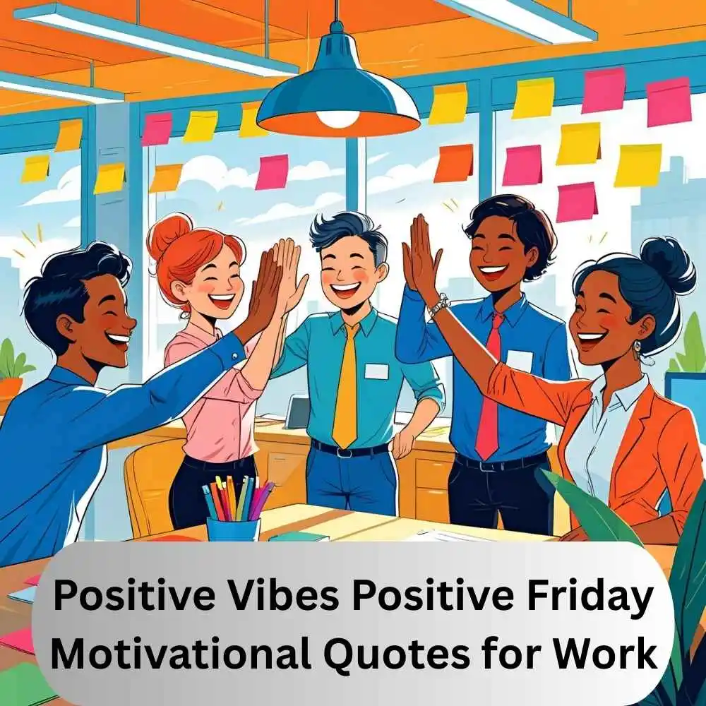 Positive Vibes Positive Friday Motivational Quotes for Work