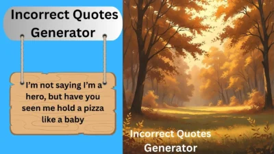Incorrect Quotes Generator