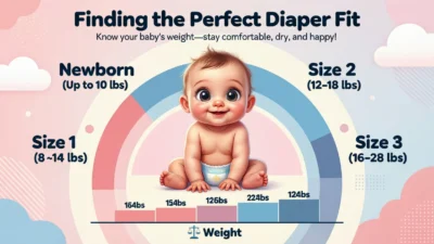 diaper size by weight