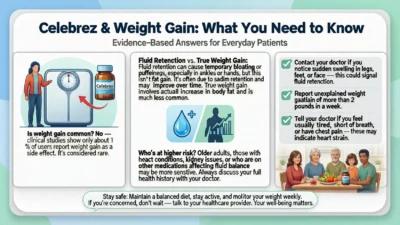 does celebrex cause weight gain