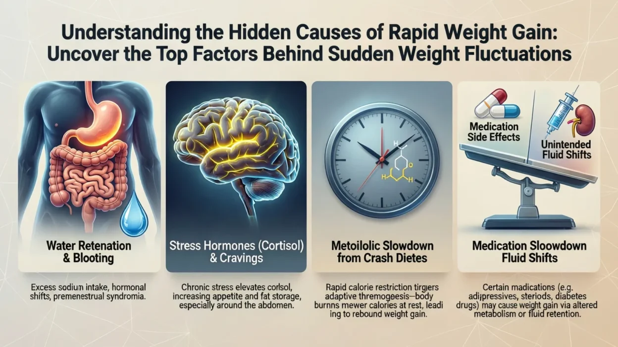 rapid weight gain causes