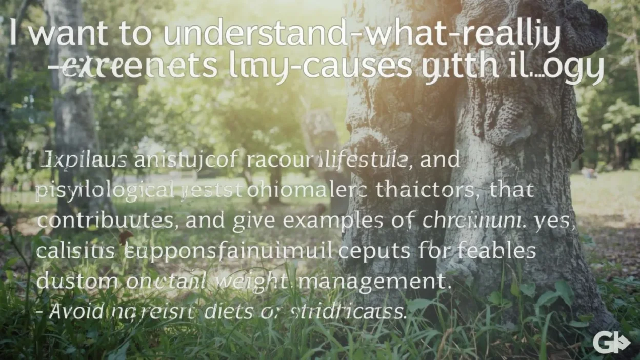 What causes weight loss